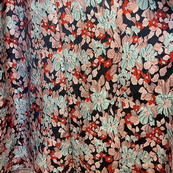 ML Monique Lhuiller Multi Floral Jaquan Gown - Picture 16 of 16